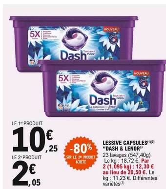 E.Leclerc Lessive Capsules offre
