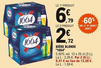 E.Leclerc Bière Blonde offre