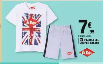 E.Leclerc Pyjama Lee Cooper Enfant Lee Cooper offre