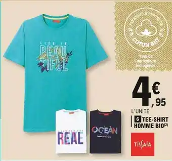 E.Leclerc Tee-shirt Homme Bio Tissaia offre