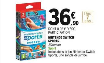 E.Leclerc Nintendo Switch Sports offre