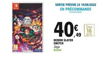 E.Leclerc Demon Slayer Switch offre