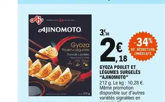E.Leclerc Gyoza Poulet Et Légumes Surgelés offre