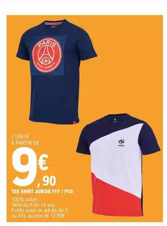 E.Leclerc Tee-shirt Junior Fff-psg offre