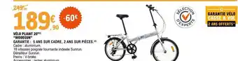 E.Leclerc Vélo Pliant 20 offre