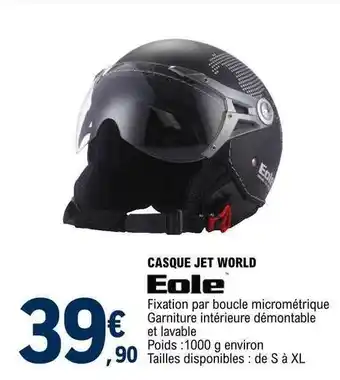 E.Leclerc Casque Jet World Eole offre