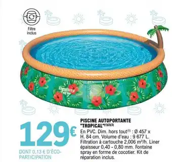 E.Leclerc Piscine Autoportante offre