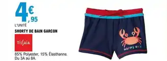 E.Leclerc Shorty De Bain Garçon Tissaia offre