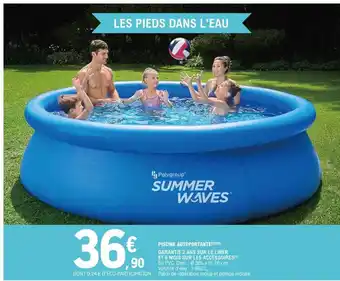E.Leclerc Piscine Autoportante Summer Waves offre
