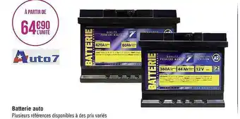 Géant Casino Batterie Auto offre