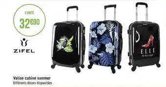 Géant Casino Valise Cabine Summer Zifel offre