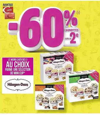 Géant Casino Sélection De Mini Cup Häagen-dazs offre