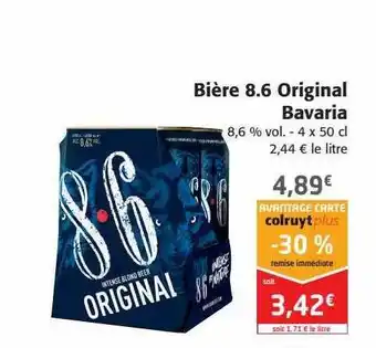Colruyt Bière 8.6 Original Bavaria offre