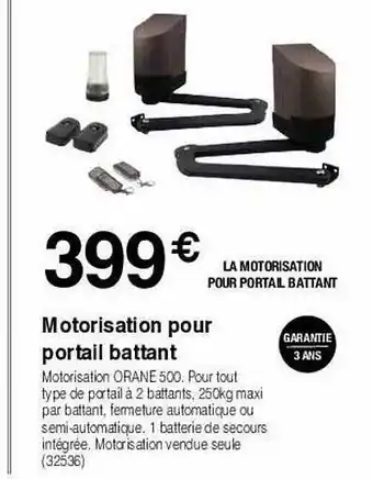 Motorisation Pour Portail Battant