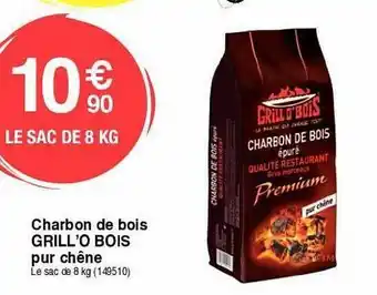 Charbon De Bois Grill'o Bois Pur Chêne