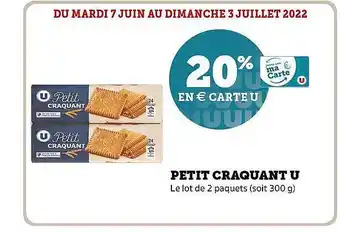 Hyper U Petit Craquant U offre