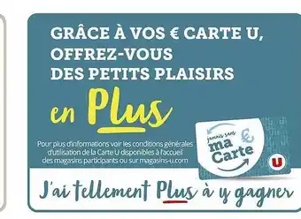 Hyper U Ma Carte U offre