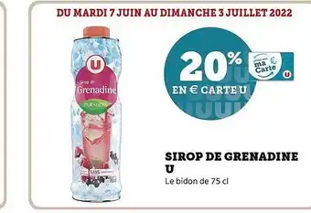 Sirop De Grenadine U
