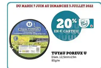 Hyper U Tuyau Poreux U offre