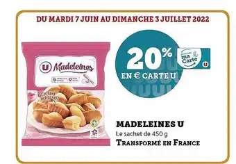 Hyper U Madeleines U offre