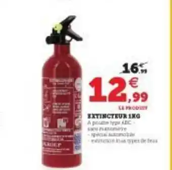 Hyper U Extincteur 1 Kg offre