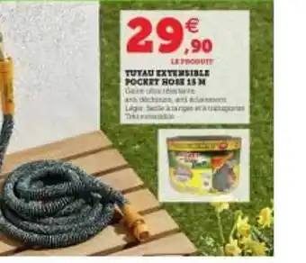 Hyper U Tuyau Extensible Pocket Hose 15 M offre