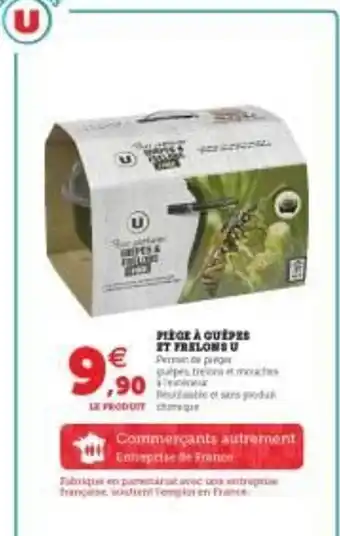Hyper U Piège à Guêpes Et Frelons U offre