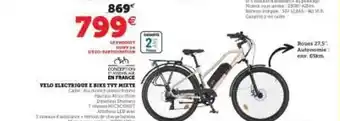 Hyper U Vélo électrique E Bike Tvt Mixte offre