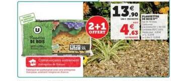 Hyper U Plaquettes De Bois U offre