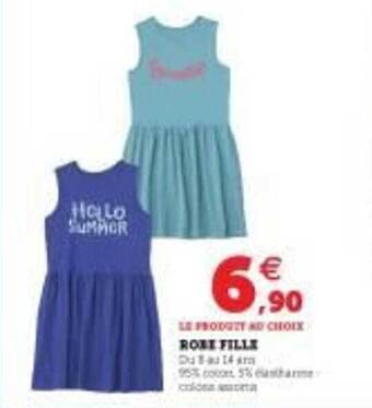 Hyper U Robe Fille offre