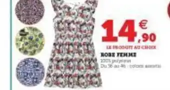 Hyper U Robe Femme offre