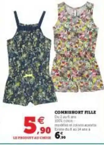 Hyper U Combishort Fille offre