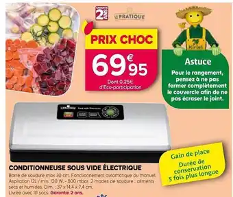 Kiriel Conditionneuse Sous Vide électrique offre