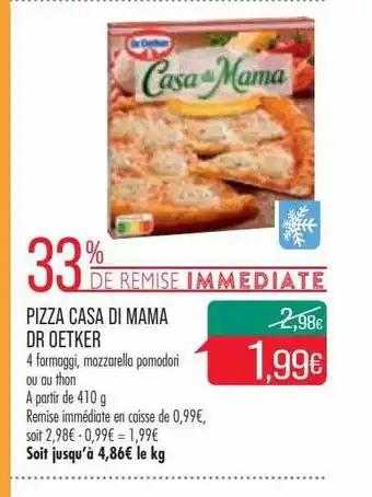 Match Pizza Casa Di Mama Dr Oetker offre