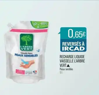 Match Recharge Liquide Vaisselle L'arbre Vert offre