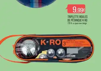 Triplette Boules De Pétanque K Ro