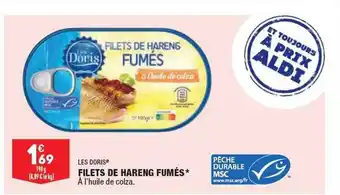 Les Doris Filets De Hareng Fumés