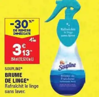ALDI Soupline Brume De Linge offre