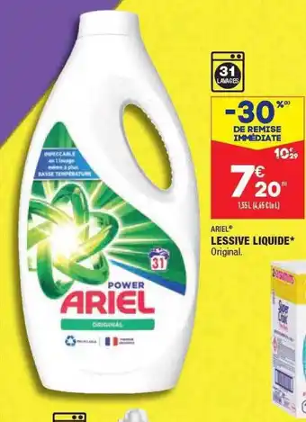 ALDI Ariel Lessive Liquide offre