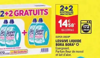 ALDI Super Croix Lessive Liquide Bora Bora offre