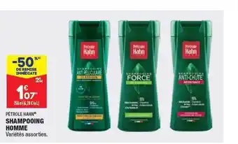 ALDI Pétrole Hahn Shampooing Homme offre