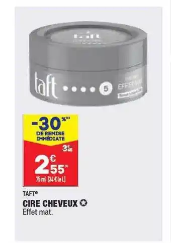 ALDI Taft Cire Cheveux offre