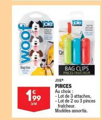 ALDI Joie Pinces offre