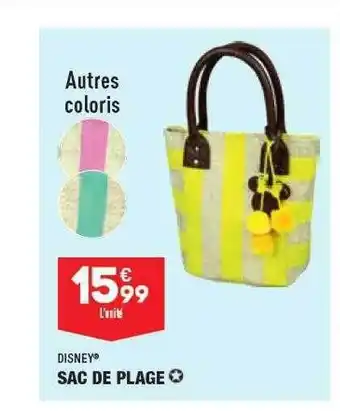 ALDI Sac De Plage Disney offre