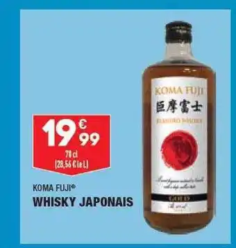 ALDI Whisky Japonais Koma Fuji offre