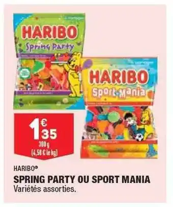 ALDI Spring Party Ou Sport Mania Haribo offre