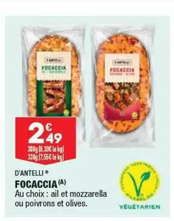 ALDI Focaccia D'antelli offre