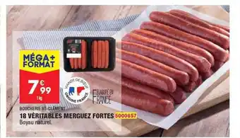 ALDI 18 Véritables Merguez Fortes Boucherie St-clément offre