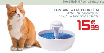 Gifi Fontaine à Eau Pour Chat offre