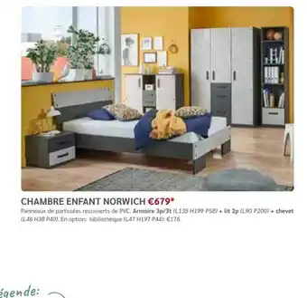 Meubles Crack Chambre Enfant Norwich offre